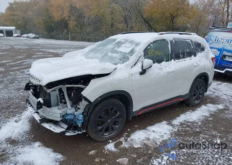 2019 Subaru Forester Sport from USA, damaged, VIN JF2SKAKCXKH401948